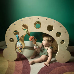 Arco de Escalada Triangular Montessori de Madera para Niños, <span class=keywords><strong>Silla</strong></span> Mecedora, Arco de Escalada Interior Ecológico - Product Image 2