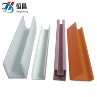 PVC UPVC personnalisé profilé en plastique rigide en forme de U dans l'extrusion