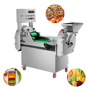Easy Clean Stainless Steel <b>Vegetable</b> <b>Cutter</b> For Restaurant Canteen Leaf And Root <b>Vegetable</b> Slicing Cutting Machine - Product Image 1