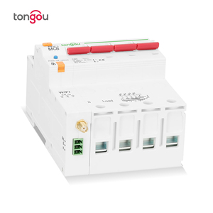 TUYA Disjuntor Miniatura MCB Smart <span class=keywords><strong>Energy</strong></span> <span class=keywords><strong>Meter</strong></span> Kwh Medição 4P Relé WIFI Monitoramento Três Fases 10ka Proteção contra Vazamento