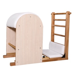 SANFAN High Quality <b>Wooden</b> Body Shape Gym Equipment Fitness <b>Ladder</b> Barrel Yoga Home Workout Equipment SF-P0524LB Gym Equipment F - Product Image 2