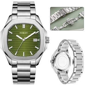 Montre à quartz pour homme de marque classique de haute qualité, montre-bracelet carrée de luxe tendance, fournisseur de montres mécaniques automatiques personnalisées - Product Image 5