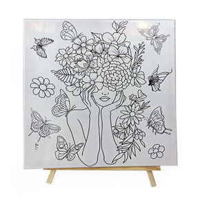 New Trend Beliebte Malerei Leinwand Künstler Zeichnung Färbung Kit Kinder Malerei Set - Product Image 2