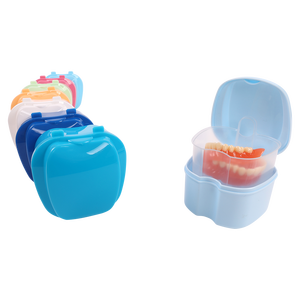 กล่องเก็บรีเทนเนอร์จัดฟัน ฟันปลอม พร้อมที่กรองและถ้วยใส่ฟันปลอม - Product Image 4