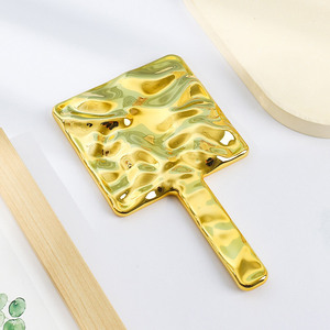 <span class=keywords><strong>กระจก</strong></span>แต่งหน้าพกพาแบบพลาสติกทรงสี่เหลี่ยม <span class=keywords><strong>กระจก</strong></span>มือถือความคมชัดสูงสำหรับร้านเสริมสวย พร้อมด้ามจับ - Product Image 6