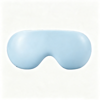 Masque de sommeil intelligent à thérapie lumineuse, compresse chaude et froide, masseur oculaire rechargeable par USB avec lumière douce pour le réveil matinal, pour les migraines