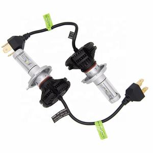 Factory Supply Tri-color Fanless X3 Led Headlight 50w 6000lm H11 H4 H7 H8 9005 9006 3000K 6500K 8000K Led Auto Headlight <b>Bulbs</b> - Product Image 5