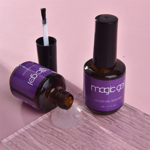 Dissolvant de <span class=keywords><strong>vernis</strong></span> à ongles UV OEM 15ml pas cher, <span class=keywords><strong>gel</strong></span> magique à retirer par trempage pour manucure, base et top coat éclatants - Product Image 5