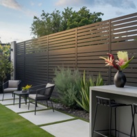 Panel de Cerca Decorativa de Aluminio para Patio Delantero, Recubrimiento en Polvo, Resistente a la Oxidación, para Jardín y Hogar, Tamaño y Color Personalizados, Venta al Por Mayor