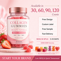 Gummies à la biotine pour la croissance des cheveux, 60 gummies, véganes, sans gluten, faible MOQ, complément GMP pour femmes enceintes