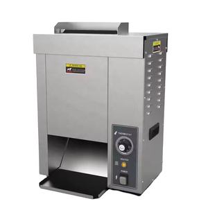 Máquina tostadora de bollos de hamburguesa con transportador de nueva condición comercial para restaurantes, equipo de cocina - Product Image 1