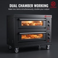 Four à convection électrique industriel en acier inoxydable 304 |   Four à pain professionnel 4 plateaux pour boulangerie |   Cuisine de restaurant commercial