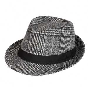 Sombrero Fedora Clásico de Alta Calidad para Hombre, Estilo Formal, Trilby, Panamá, Poliéster/Algodón, Casual, para Fiestas, Protección Solar, Verano - Product Image 1