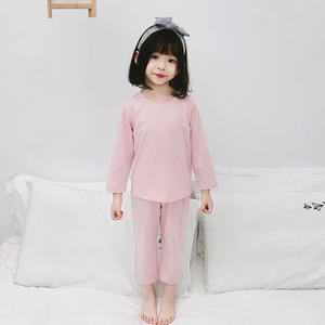 Pijamas Cortos de Algodón para Niñas, Ropa de Dormir para Niñas, Pijamas Personalizadas para Niñas, Pijamas de Algodón para Niñas al por Mayor - Product Image 2