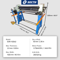 Rouleau de glissement électrique Système de pliage circulaire/conique complet ESR-1020x2 laminoir de traitement de tôle