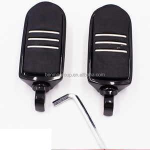 Reposapiés con soporte para motocicleta, piezas Vintage de Bobber de la Escuela antigua con soporte - Product Image 2