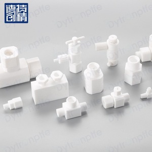 Dechuang <b>PTFE</b> Fittings Valves DC-008 For Chemical Resistance And High Temperature Applications - Product Image 2
