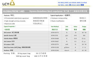 Meilleur prix polymère de caoutchouc thermoplastique SBS haute transparence LCY 1475 3411 1485 1487 1484 matière première TPE TPR à base de SEBS - Product Image 2