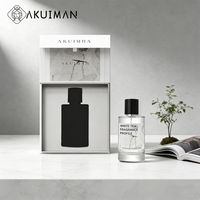 Botella de Perfume de Lujo Única de 30 ml y 50 ml con Caja Magnética de Succión