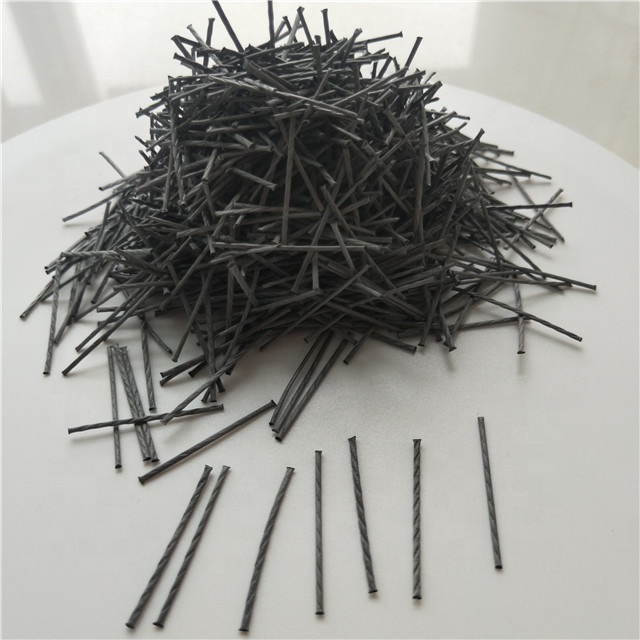 Бамбуковое полипропиленовое необработанное волокно в форме волны для цемента или бетона/полипропиленовое волокно