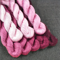 Fil à broder en soie de mûrier 81-90, accessoires de couture faits à la main, fil de soie pur pour la broderie au point de croix