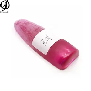 3# roze kleur ruwe kunstmatige robijn met de prijs van synthetische robijn