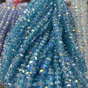 Perline a Forma di Ruota Serie K9 8mm, Cristallo <span class=keywords><strong>Naturale</strong></span> Sfuso, Materiali per Accessori di Gioielleria Fai-da-Te - Product Image 5