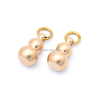 Bouteille Gourde 9g Porte-clés DIY Accessoires Paracord Perles Rétro En Laiton Couteau Longe Perles En Laiton EDC Perles