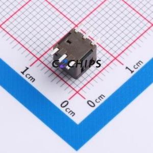 BTSA-L-S-8 Push Button Switch SMD Switch Self-Locking Square Button Vertical Mount 50mA - Product Image 2