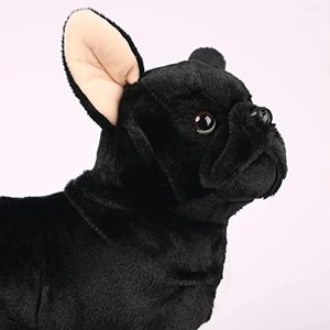 Animal en <span class=keywords><strong>peluche</strong></span> chien noir 12.5 pouces, animaux en <span class=keywords><strong>peluche</strong></span>, cadeaux d'anniversaire, de noël pour enfant, bouledogue français personnalisé en <span class=keywords><strong>peluche</strong></span> - Product Image 6
