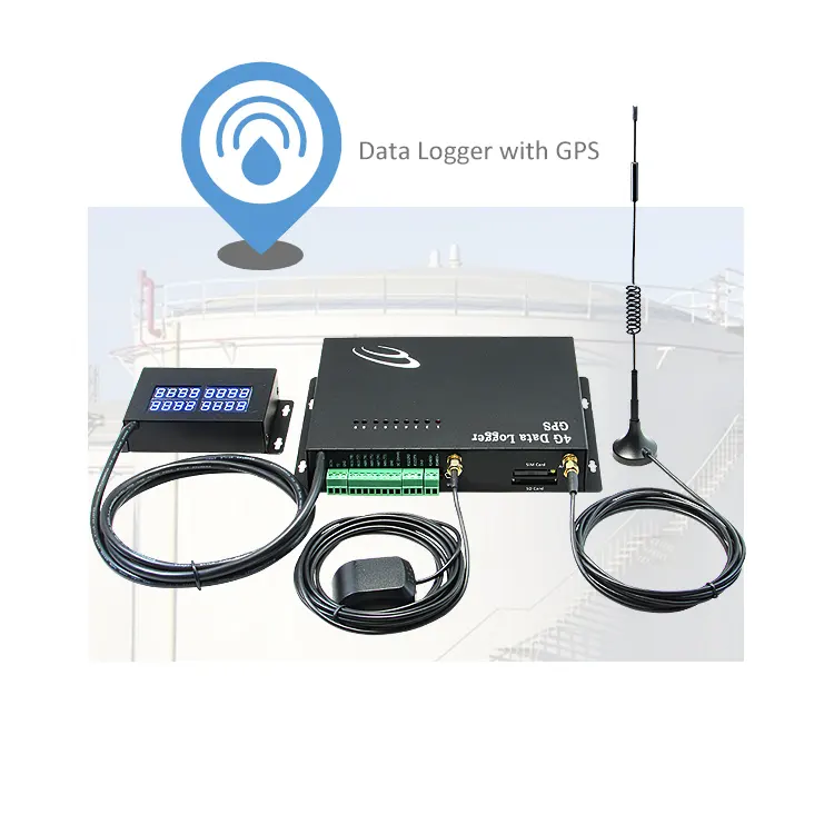 4G温度湿度GPSモニタリングシステムGPSトラッキング温度データロガーiotセンサー