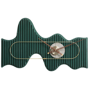 Nordic Style <b>Wall</b> <b>Clock</b> Irregular Shape Battery Powered <b>Silent</b> Living Room Decor Art Modern Minimalist Ornament - Product Image 5