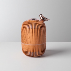Diffuseur de brume super puissant en grain de bois, USB, anti-séchage, pour hôtel, bureau, maison, avec lumière d'ambiance et humidificateur d'air – Nouveau modèle en gros - Product Image 1