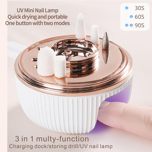 Lime à ongles électrique rechargeable sans fil, base de bureau, 35000 tr/min, pour manucure et pédicure - Product Image 3