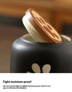 Urna Conmemorativa de Cerámica con Huella de Pata para Cenizas de Mascotas, Gatos y Perros, Urna de Cerámica Elegante para Recordar a las Mascotas Queridas - Product Image 3