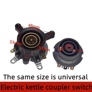 Accesorios para hervidor eléctrico, base con interruptor, conector, enchufe con interruptor, juego de tres piezas - Product Image 2