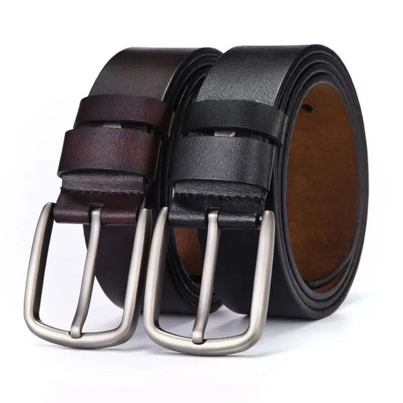 cowhide good leather cool mens belts for jeans