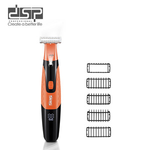 Recortadora de vello corporal eléctrica DSP recargable, impermeable IPX7, con doble cuchilla, afeitadora para hombres para uso doméstico. - Product Image 4
