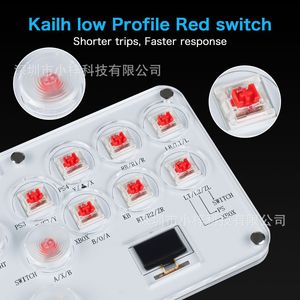 Hitbox Arcade Fighting Game Keyboard, PC/PS3/PS4/<b>Switch</b> Compatible, RGB Backlit with Multiple Lighting Effects L730 - Product Image 2