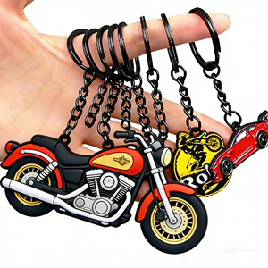 هدية ترويجية للمعارض التجارية: سلسلة مفاتيح من البي في سي الناعم، حلقة مفاتيح مطاطية، حامل مفاتيح بشعار مخصص، علامة مفاتيح ترويجية، هدية للفعاليات، متوفرة بالجملة - Product Image 2