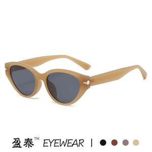 แว่นกันแดดทรงแคทอาย Yingtai Eyewear ป้องกันรังสียูวี 400 กรอบพลาสติก แฟชั่นสำหรับผู้หญิง - Product Image 5