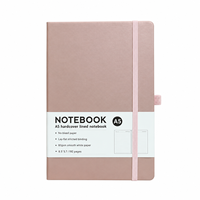 Buku Agenda Harian Premium A5 Kulit PU, Jurnal Perencana, Set Kotak Hadiah Logo Kustom, Alat Tulis Kantor