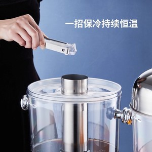 Stainless Steel <b>Drink</b> <b>Dispenser</b> Double Head Commercial Beverage Machine For Hotels Restaurants Countertop Use - Product Image 2