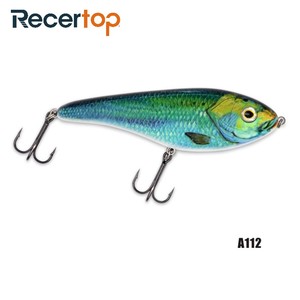 Recertop sinking hard big freshwater pike fishing lures slider jerk - Product Image 2