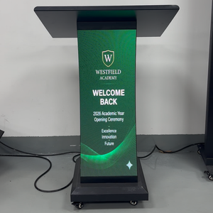 Podio Digital Interactivo Inteligente con Pantalla LED 720×480P, Uso en Múltiples Escenarios: Conferencias, Iglesias, Escuelas, Centros Comerciales y Presentaciones de Eventos - Product Image 2
