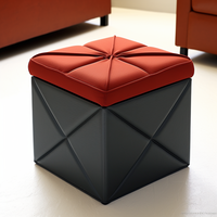 B2 Bailey poufs pliants banc de rangement lit 1227 pièces épée grande chaise pied tabouret salon avec pouf