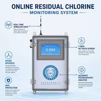 Analyseur de chlore résiduel industriel en ligne YG, moniteur de qualité de l'eau pour le traitement de l'eau potable, plage 0-5ppm 0-20ppm