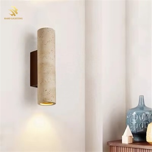 Applique Murale en Travertin Style Nordique, Lampe Murale Originale en Pierre Naturelle pour Maison, Hôtel, Chambres, Salon, Source LED, Corps en Plastique - Product Image 3