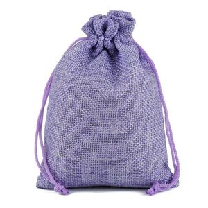 Wholesale Various Size Burlap Fabric Bag Jute Hemp Bags Wholesale Pouches Jute Burlap Bags Drawstring With Logo - Product Image 2