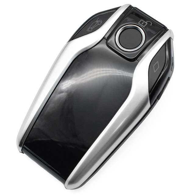High Tech SPY Touch Screen Car Key Digital Display BT App Control Security Access Smart Remote Fob One Button Engine Start